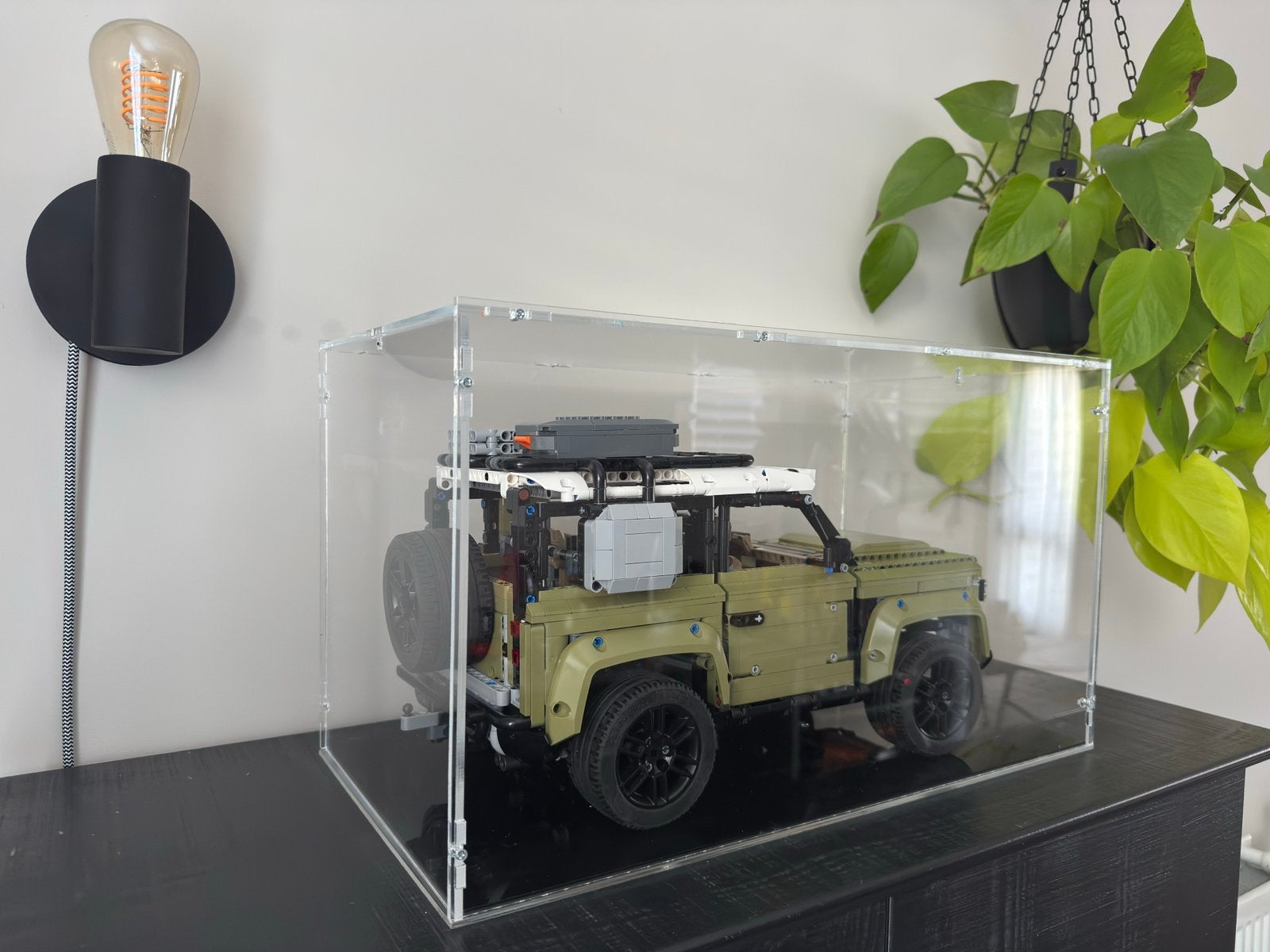 Brickcase 42110 Land Rover Defender - display case, Ophalen of Verzenden, Zo goed als nieuw, Overige merken