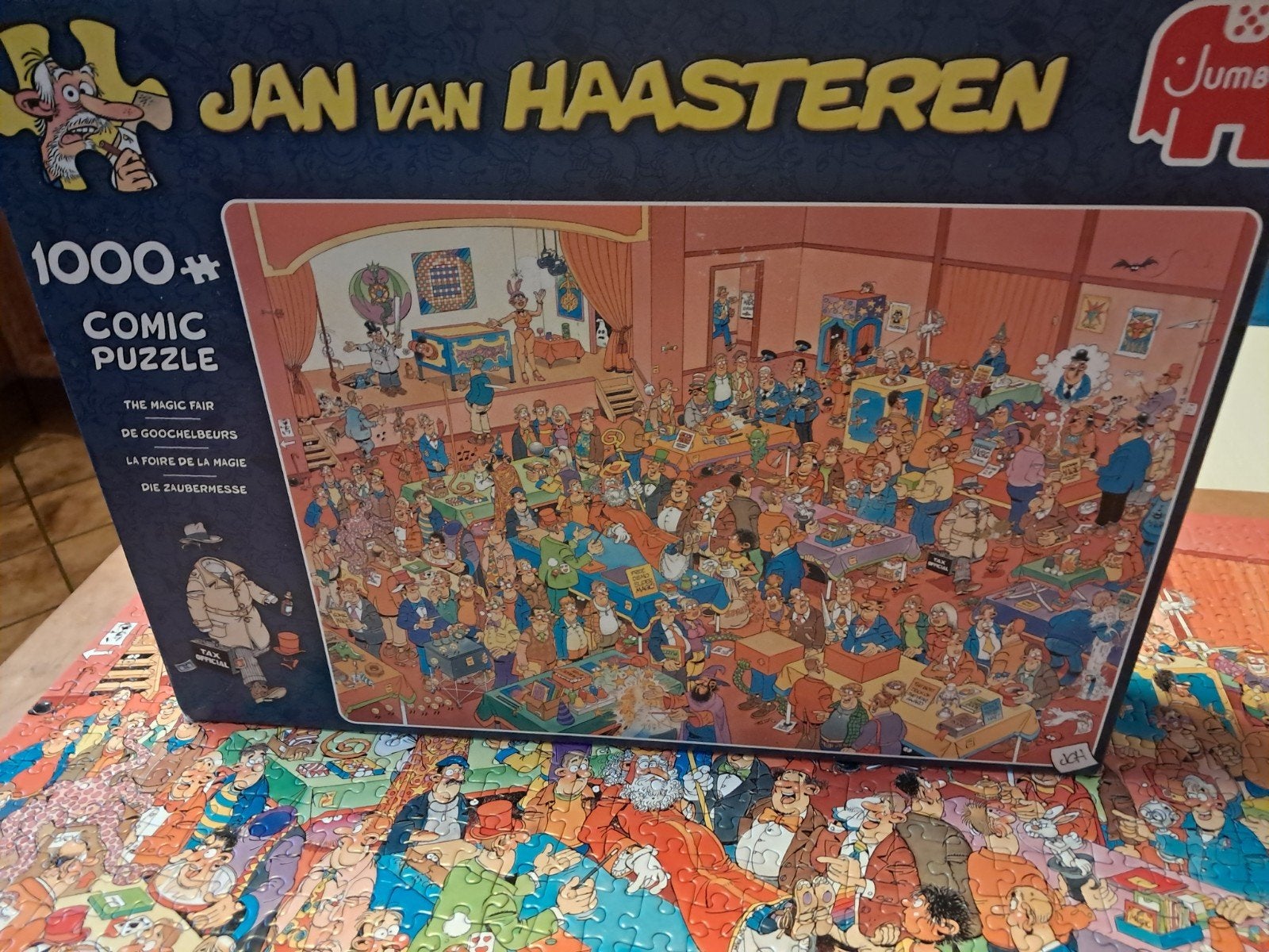 Jan van Haasteren puzzel., Ophalen of Verzenden, 500 t/m 1500 stukjes, Zo goed als nieuw