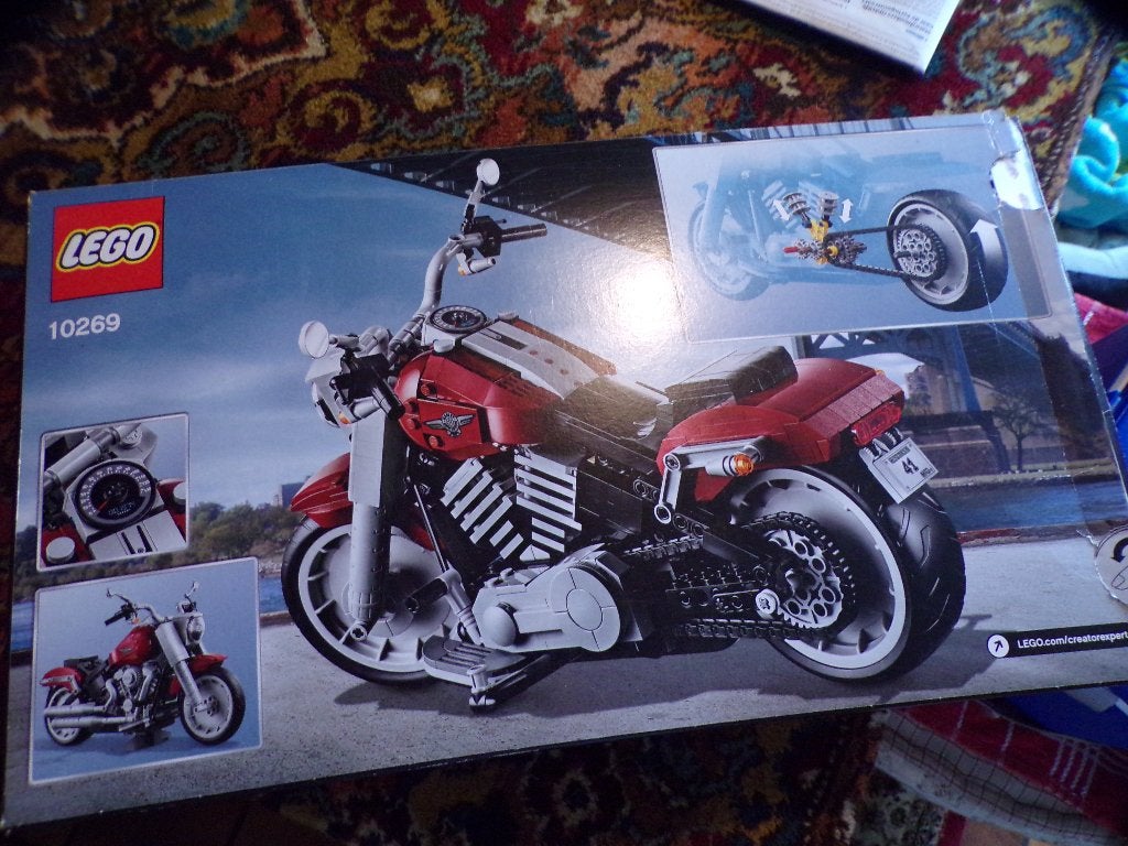 Lego Creator 10269 Harley Davidson Fat Boy, Compleet, Lego, Ophalen of Verzenden, Zo goed als nieuw