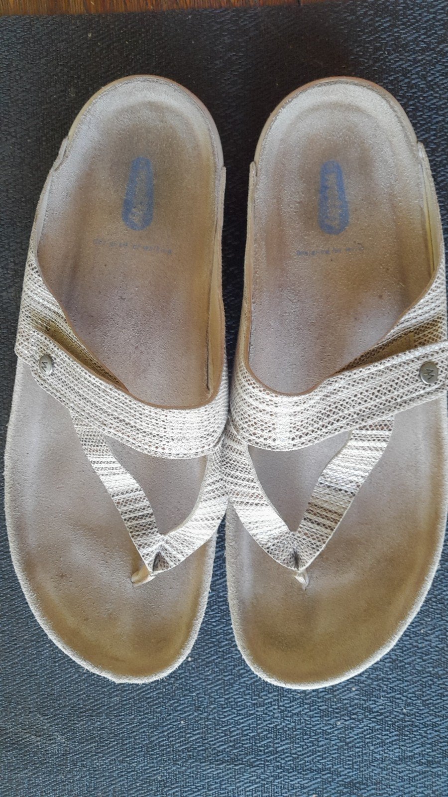 Wolky slippers maat 42,, Kleding | Dames, Wolky, Beige, Zo goed als nieuw, Sandalen of Muiltjes