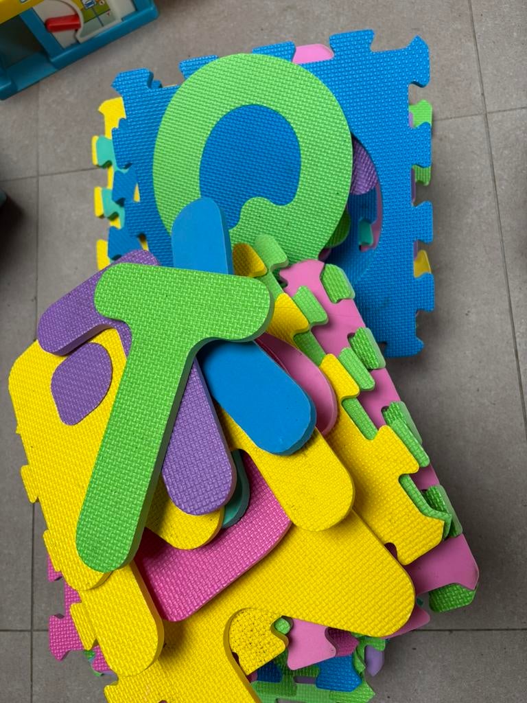 Foam speelgoed mat, Ophalen, Gebruikt