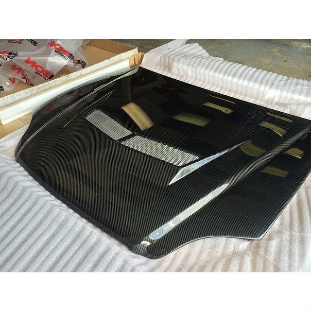Seibon Carbon EVO-style motorkap - Honda Civic 99-00