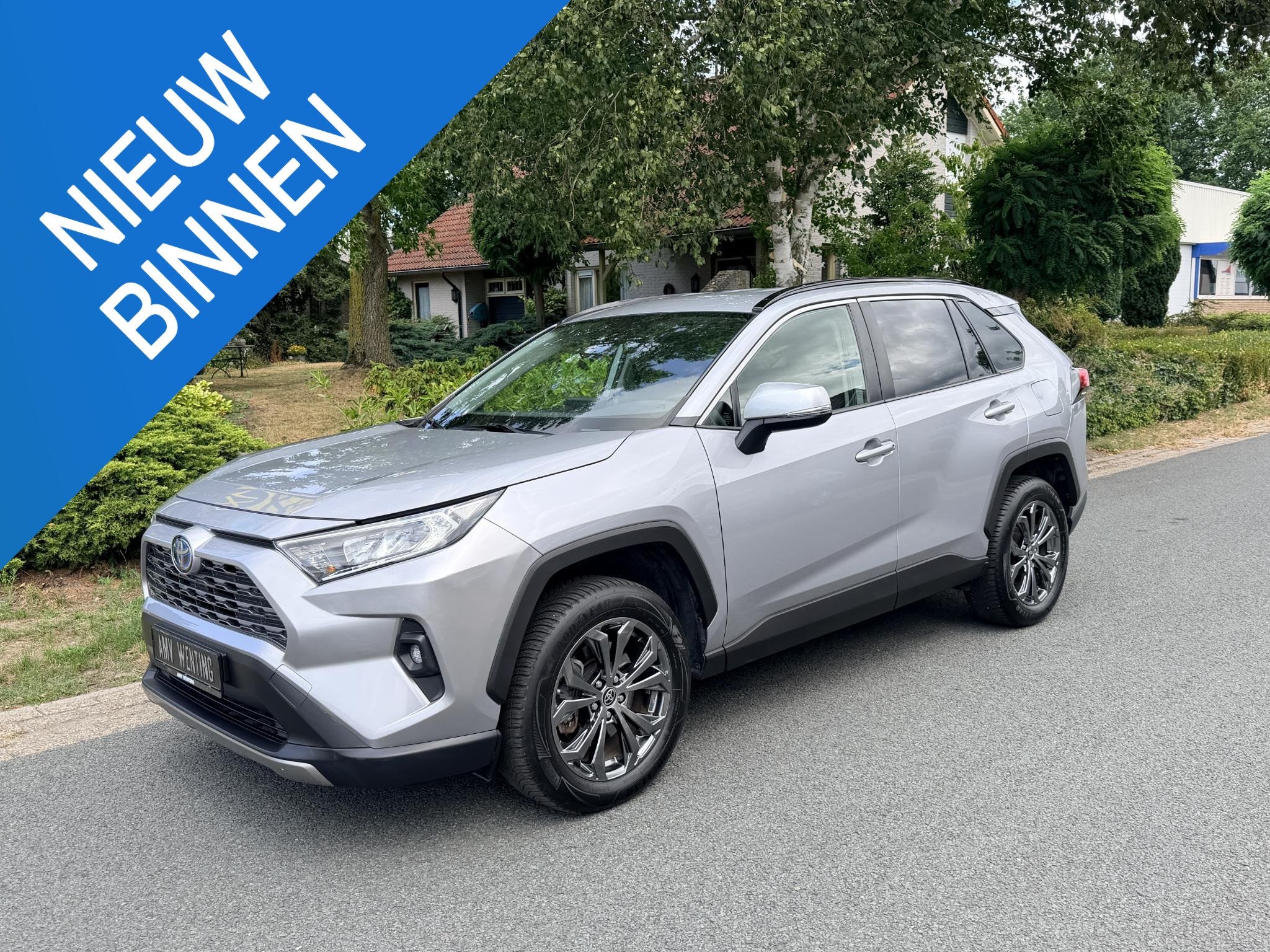Toyota RAV4 2.5 Hybrid 218PK ACC•Navi•Keyless, Stof, Gebruikt, Euro 6, 4 cilinders