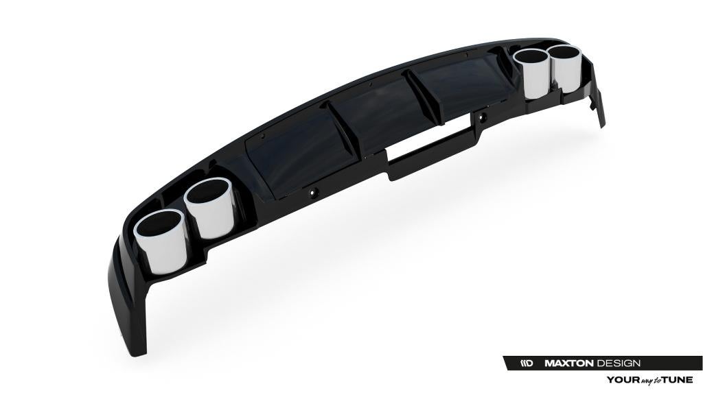 Diffuser + imitatie eindtips - Audi A6 C8 + S-Line 18-23, Ophalen of Verzenden