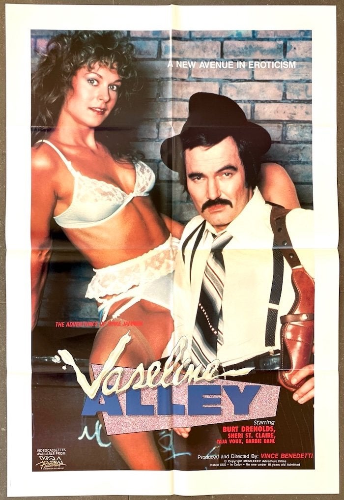 Vaseline Alley (1985) -  Originele filmposter, Verzamelen, Ophalen of Verzenden, Zo goed als nieuw, A1 t/m A3, Film en Tv