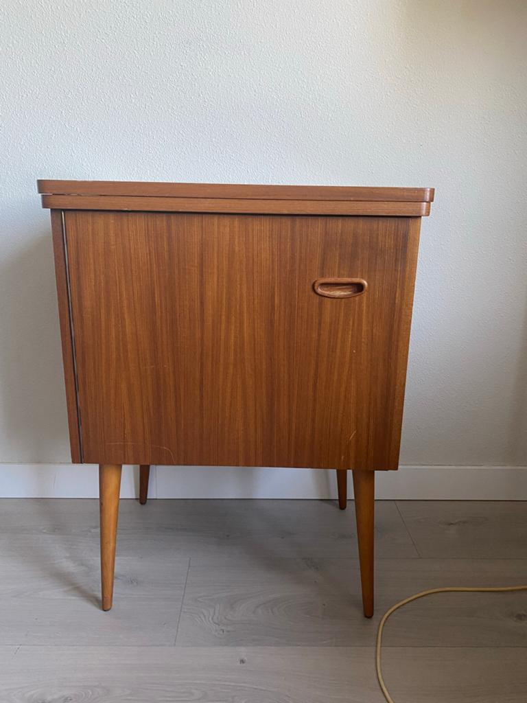 Vintage Singer Naaimachine met Meubel, Ophalen, Gebruikt, Naaimachine, Singer