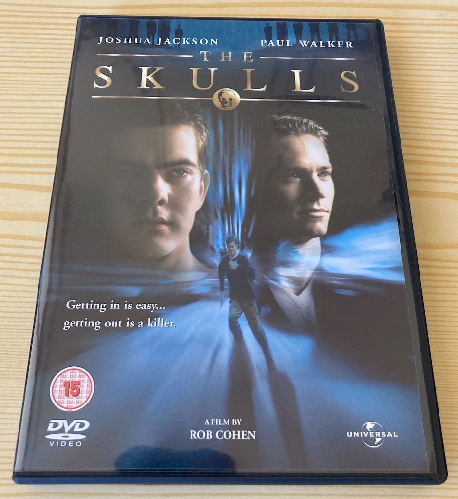 dvd The Skulls (UK Import) met Paul Walker, regie Rob Cohen, Ophalen, Import, Engels, Vanaf 16 jaar