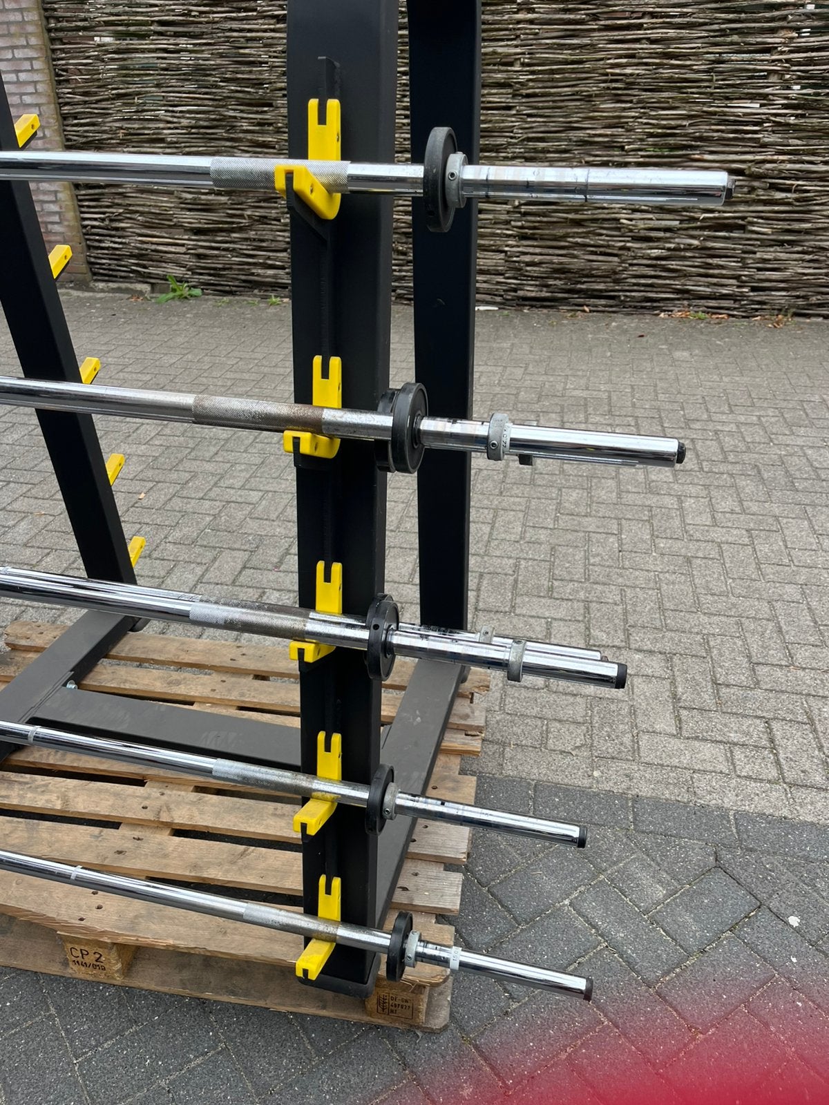 Halter stang stangen opberg rek, Ophalen, Zwart, Halterstangen, Rek