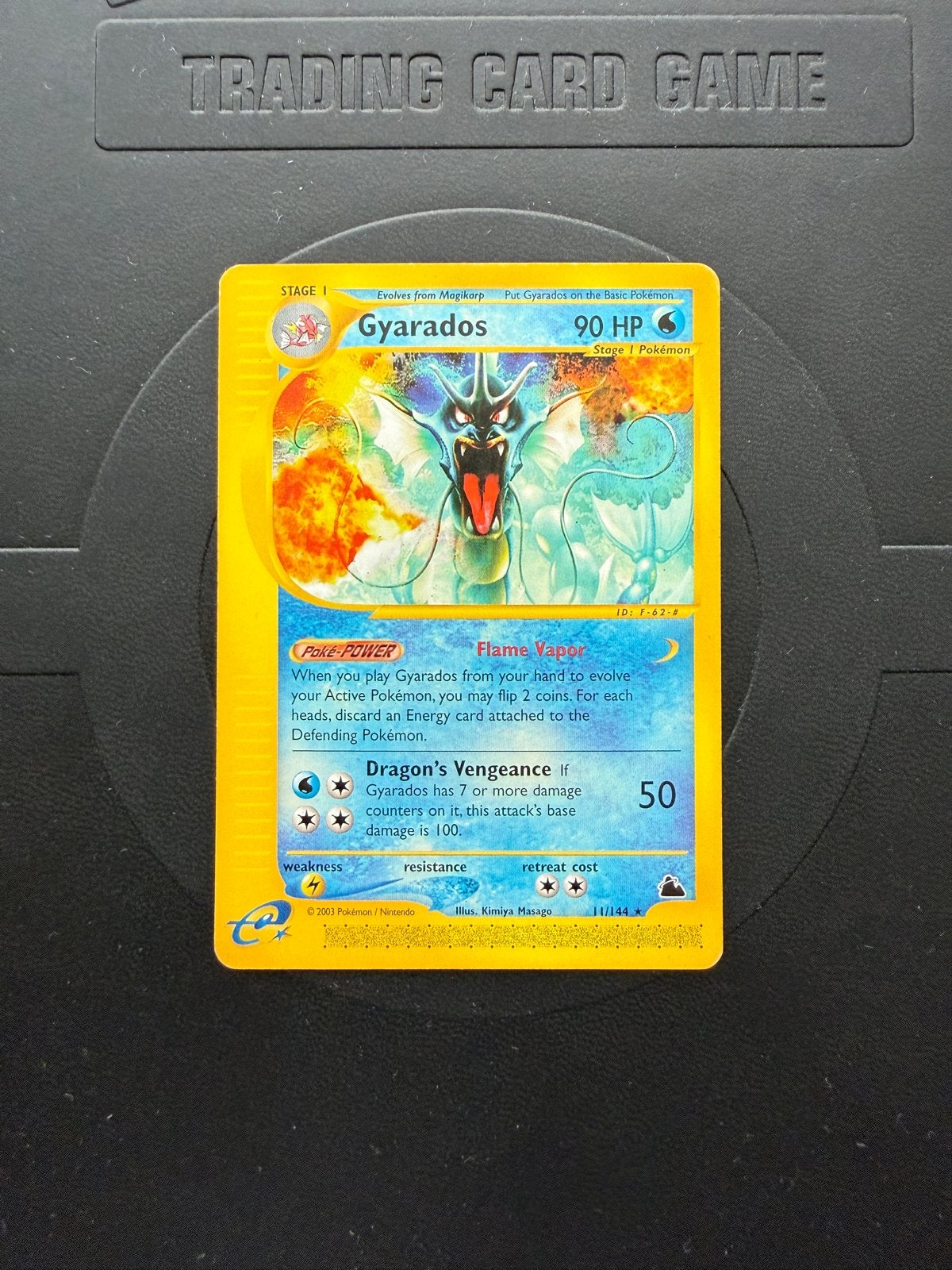 Pokémon Gyarados 11/64 Rare Skyridge, Hobby en Vrije tijd, Verzamelkaartspellen | Pokémon, Ophalen of Verzenden, Zo goed als nieuw