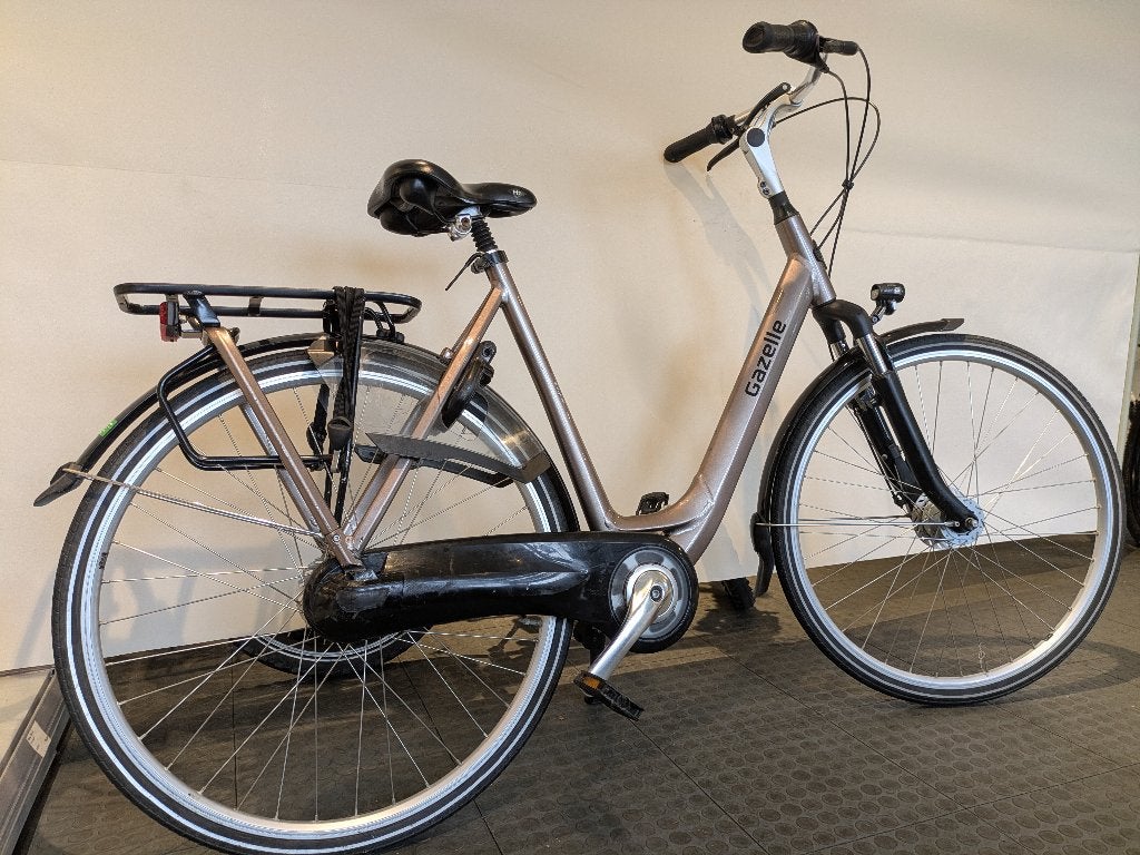 28 inch Gazelle Orange C7+ met 7 versnellingen en vering., Ophalen, Gazelle, -, -