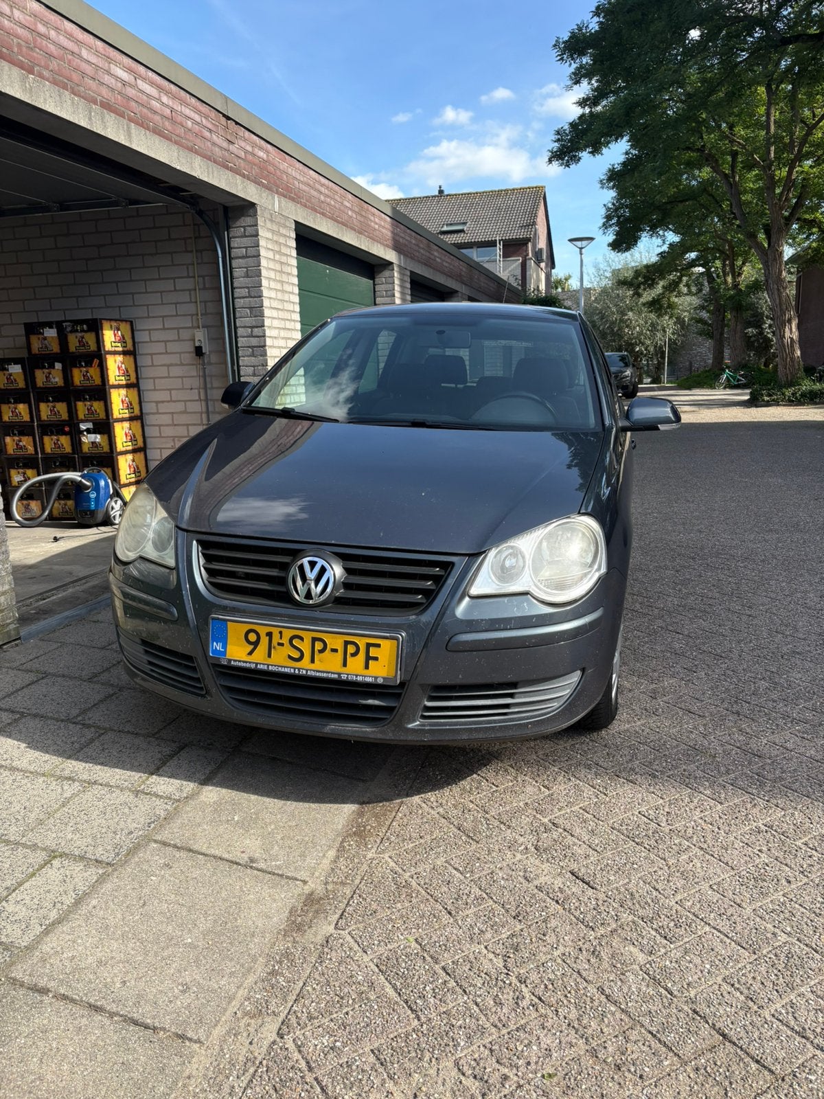 Volkswagen Polo 1.4 63KW FSI 2006 Blauw, Auto's, Voorwielaandrijving, 4 cilinders, Blauw, 49 €/maand