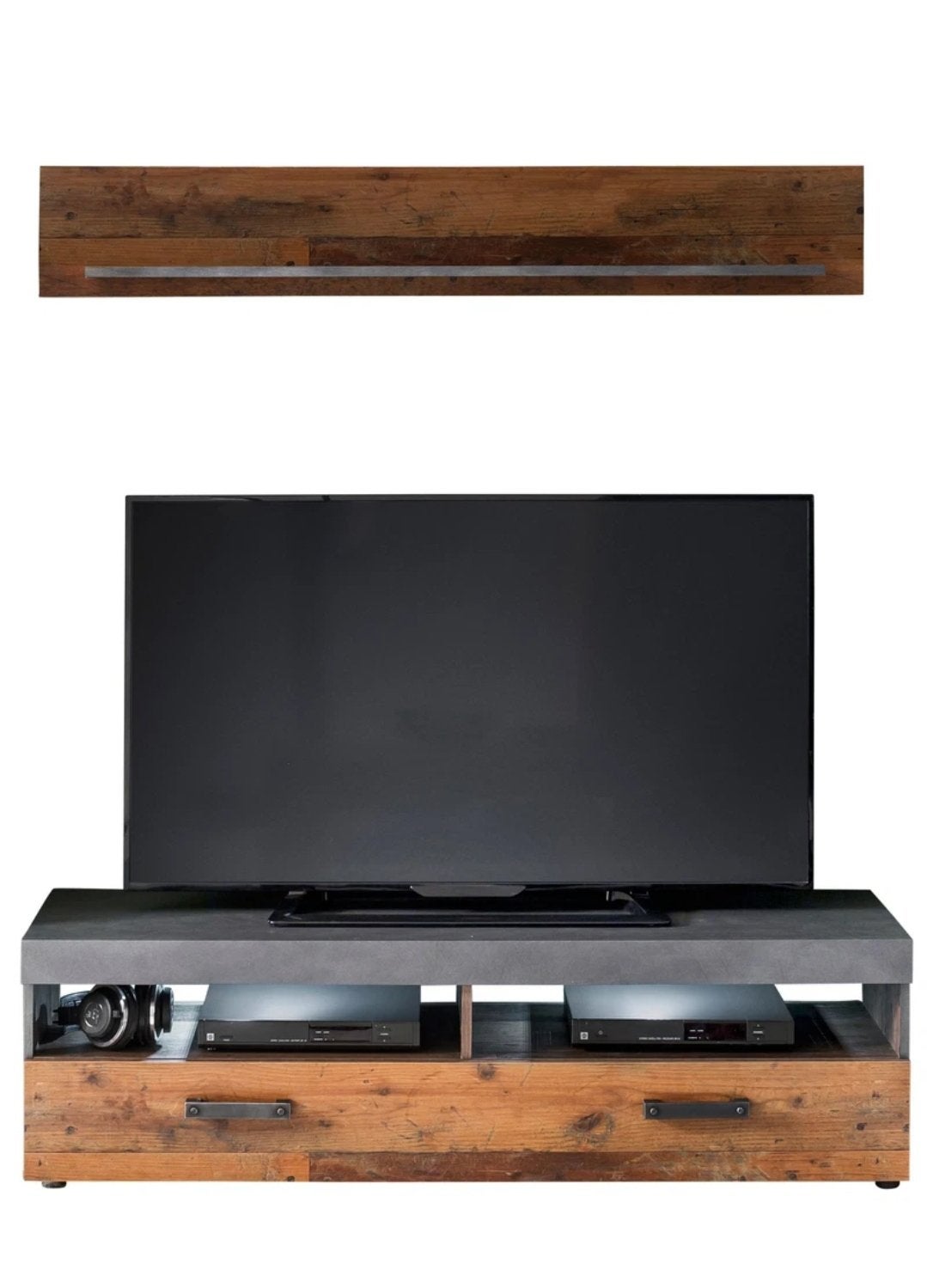 IJZENDIJKE TV MEUBEL EN WANDPLANK NIEUW IN DE DOOS, Ophalen, Zo goed als nieuw, 25 tot 50 cm, Minder dan 100 cm