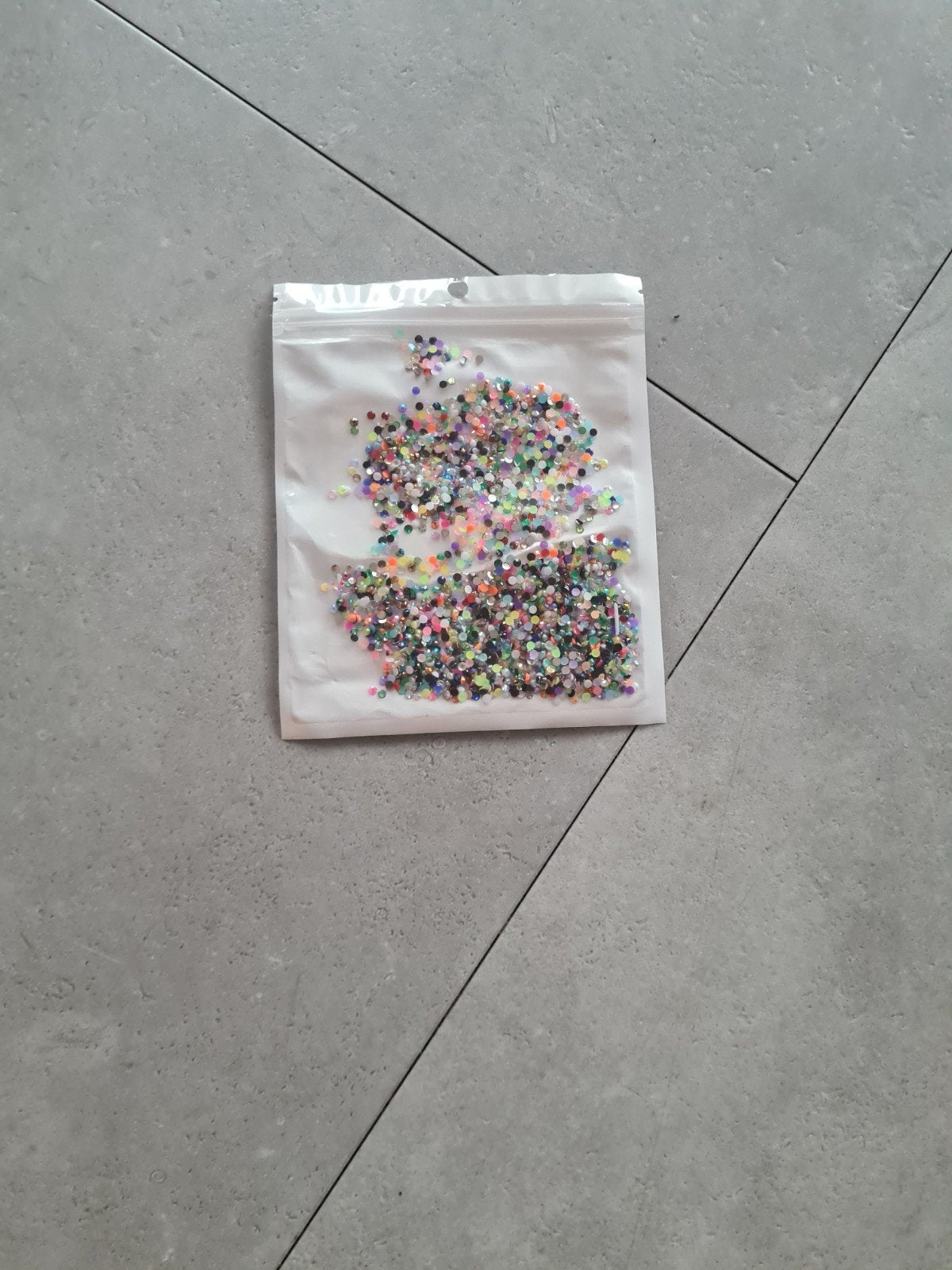 Zakje met Diamond Painting Steentjes - Meerkleurig, Nieuw, Meerkleurig, Ophalen of Verzenden, Kunststof