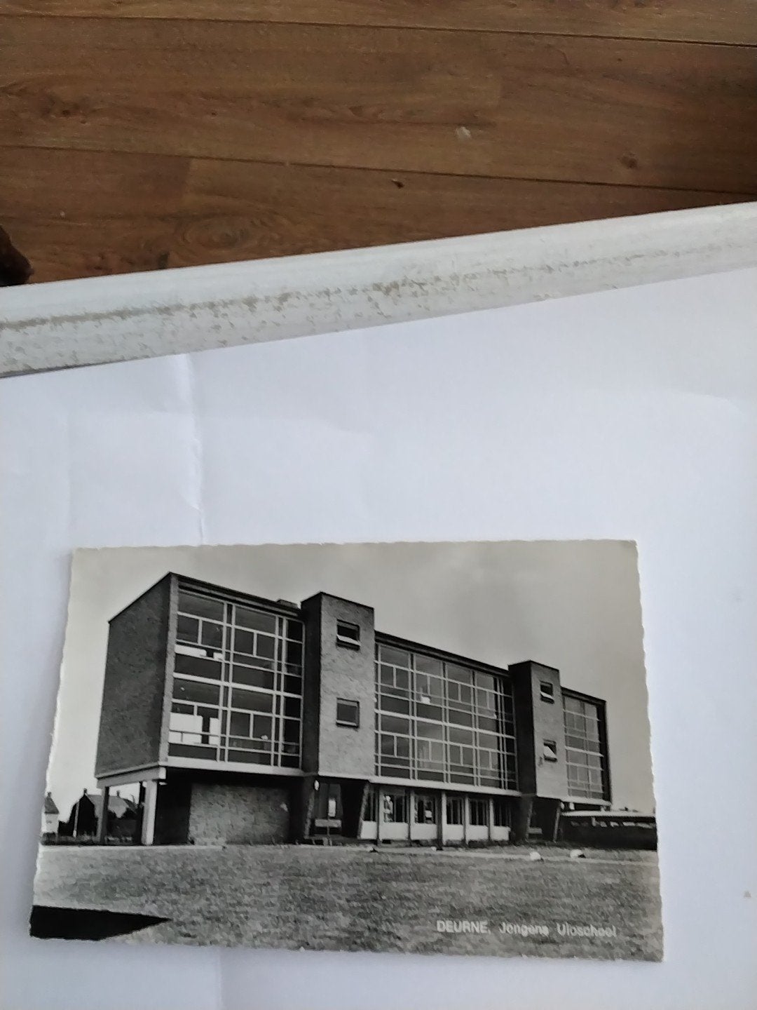 Oude ansichtkaart Deurne Jongens Uloschool 1971, Verzamelen, Ansichtkaarten | Nederland, Ophalen of Verzenden, 1960 tot 1980, Gelopen