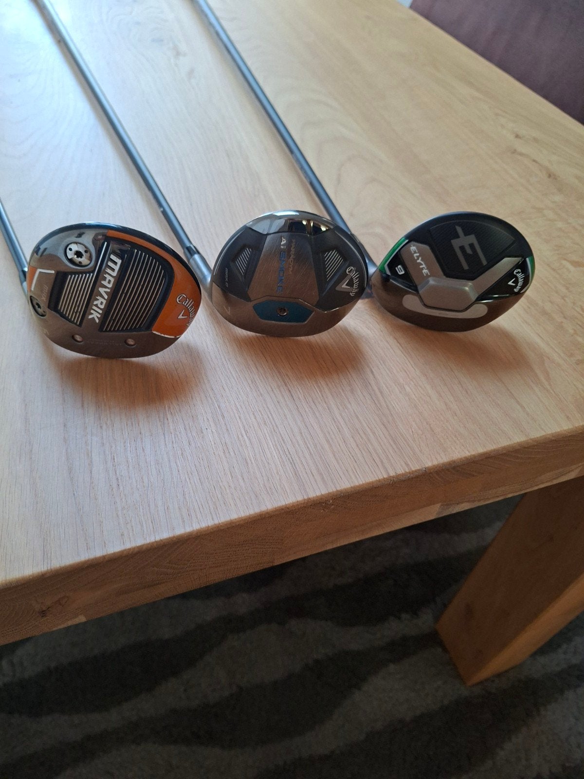 3 stuks fairwaywoods Callaway   rechtshandig, Sport en Fitness, Golf, Ophalen, Zo goed als nieuw, Club, Callaway