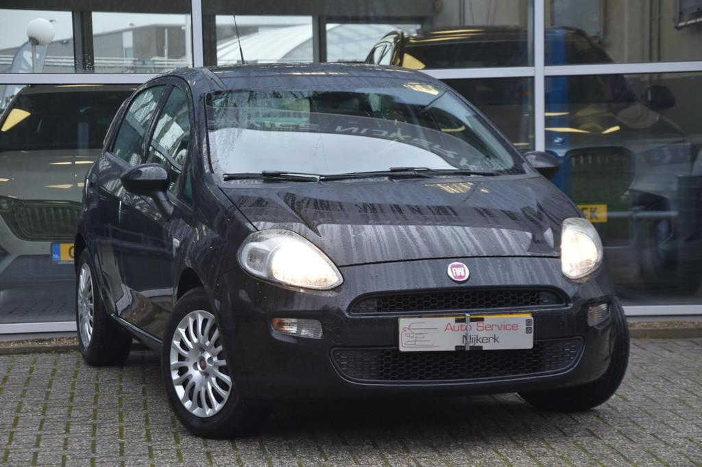 Fiat Punto Evo 1.2 Pop Airco Elek. Ramen 5DRS Lm-Velgen CV, Voorwielaandrijving, Stof, 4 cilinders, 400 kg