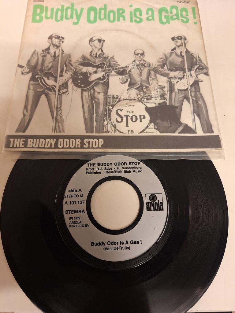 The Buddy Odor Stop - Buddy Odor is a Gas, 1979., Verzenden, 7 inch, Fotohoes, 1970 - 1979