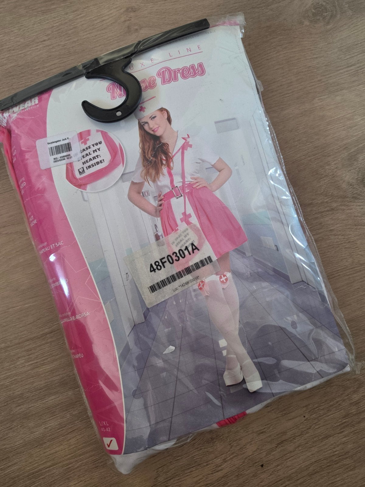 nieuw! nurse outfit maat L, Ophalen of Verzenden, Nieuw, Carnaval