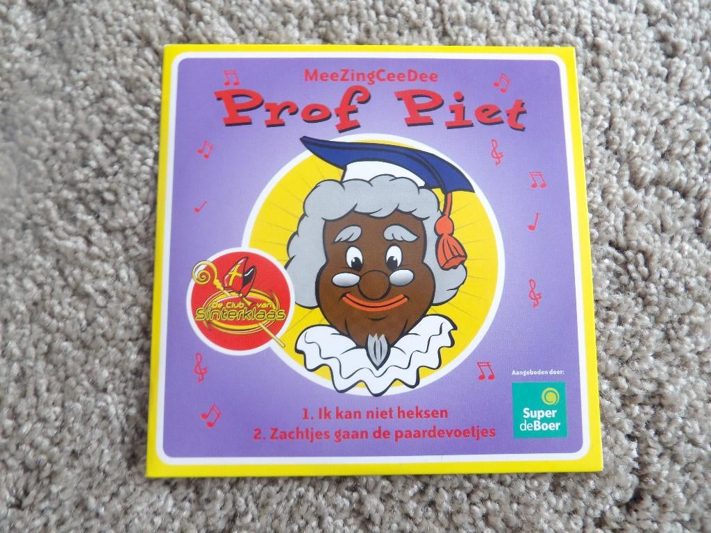 4 SINTERKLAAS CD'S waaronder meezing cee dee PROF PIET, Diversen, Ophalen of Verzenden, Nieuw