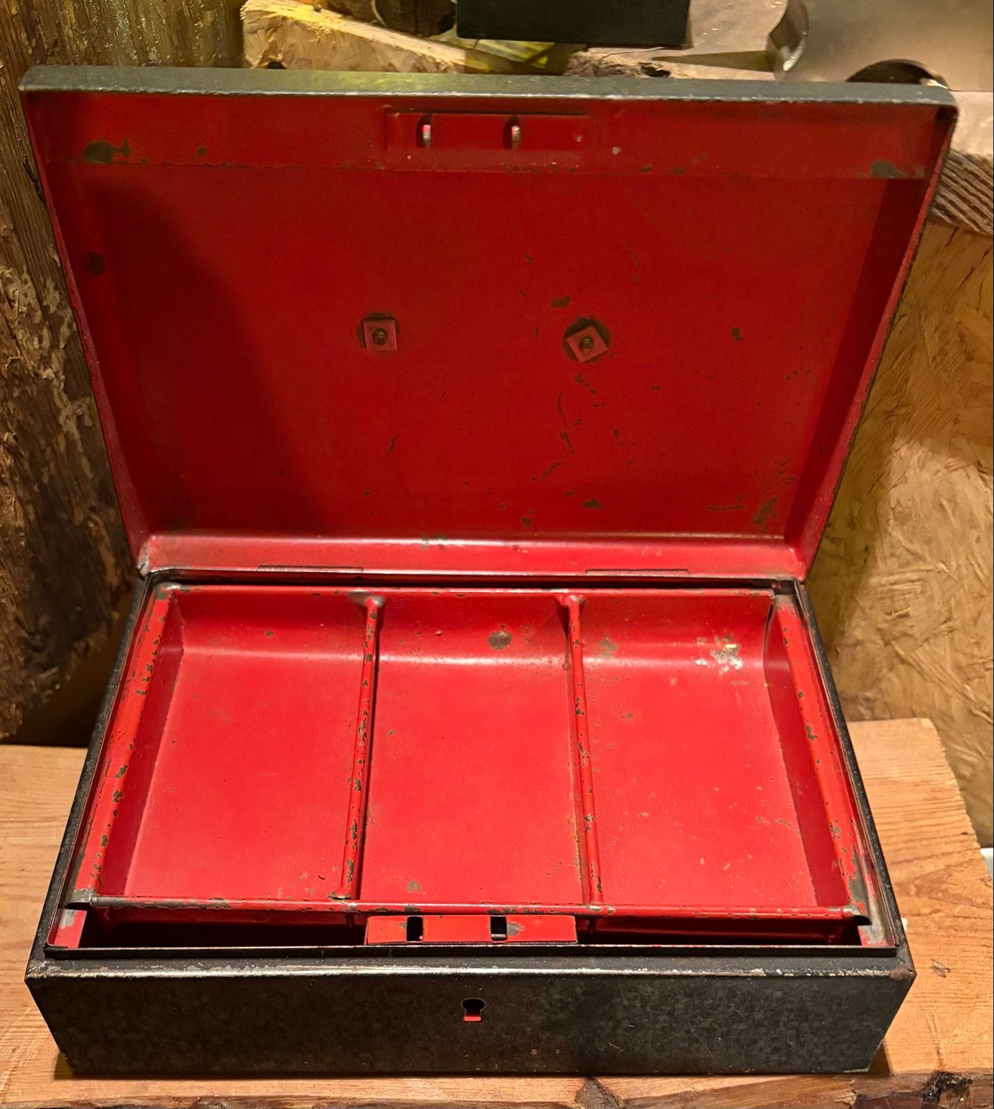 Vintage Geldkistje - Zonder Sleutel - Decoratief, Ophalen of Verzenden
