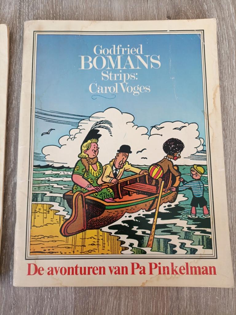 Godfried Bomans strips 2x Carol Voges, Boeken, Meerdere stripboeken, Ophalen of Verzenden, Gelezen
