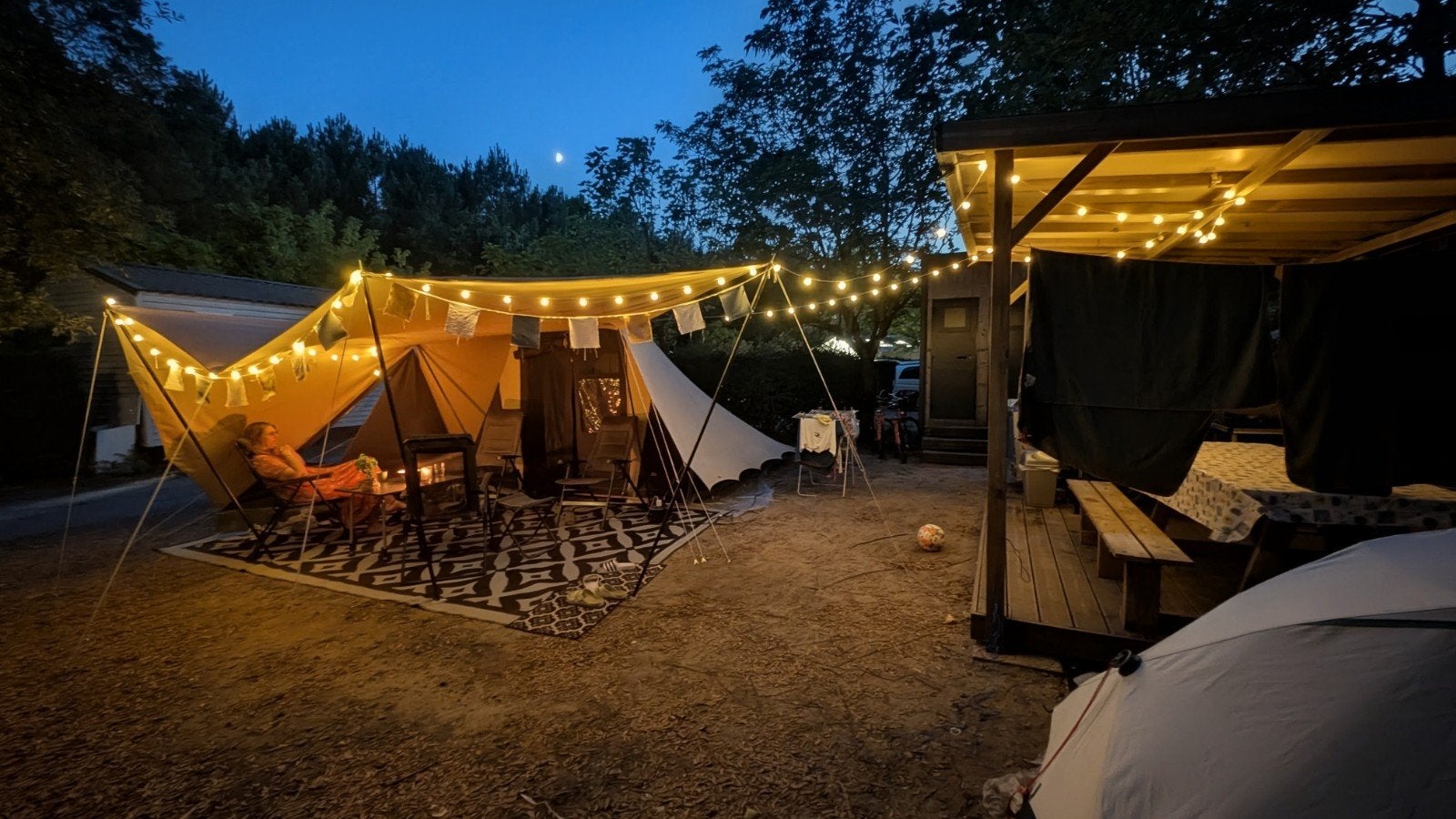 De Waard Stormvogel 2019 (4 persoons) als nieuw., Caravans en Kamperen, Tenten, Ophalen, Zo goed als nieuw