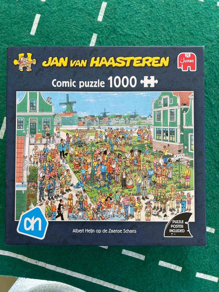 Jan van Haasteren - Albert Heijn op de Zaanse Schans, Ophalen, 500 t/m 1500 stukjes, Zo goed als nieuw, Legpuzzel