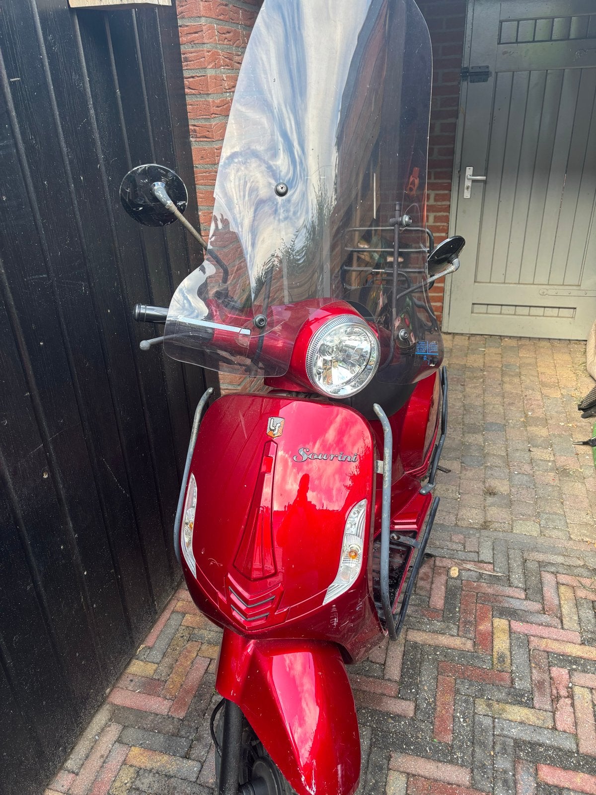 Rode La Souris Sourini scooter,, Ophalen of Verzenden, Gebruikt, Benzine, Overige merken
