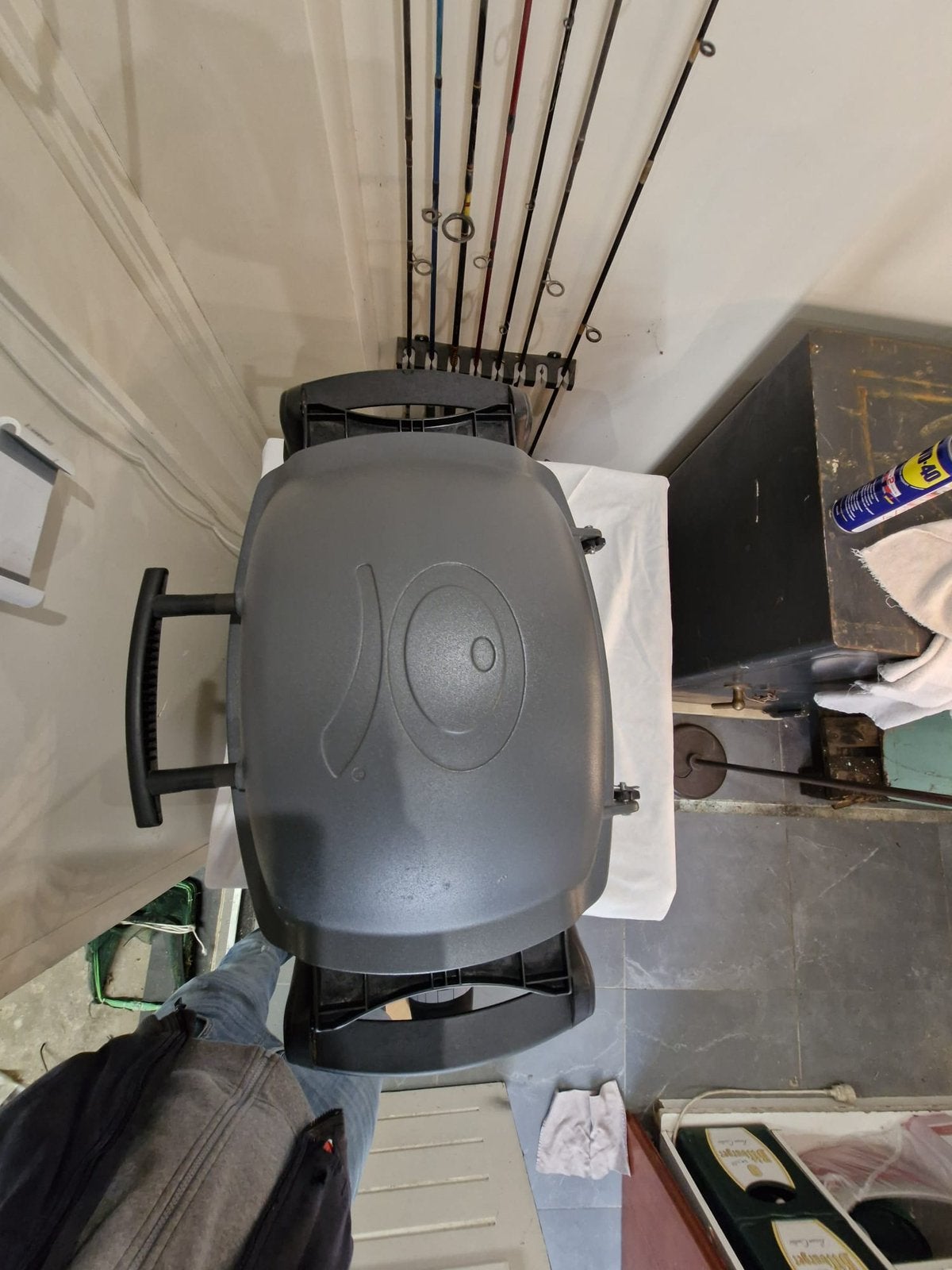 Weber Q1400 elektrische barbecue – met onderstel en wielen, Ophalen, Zo goed als nieuw