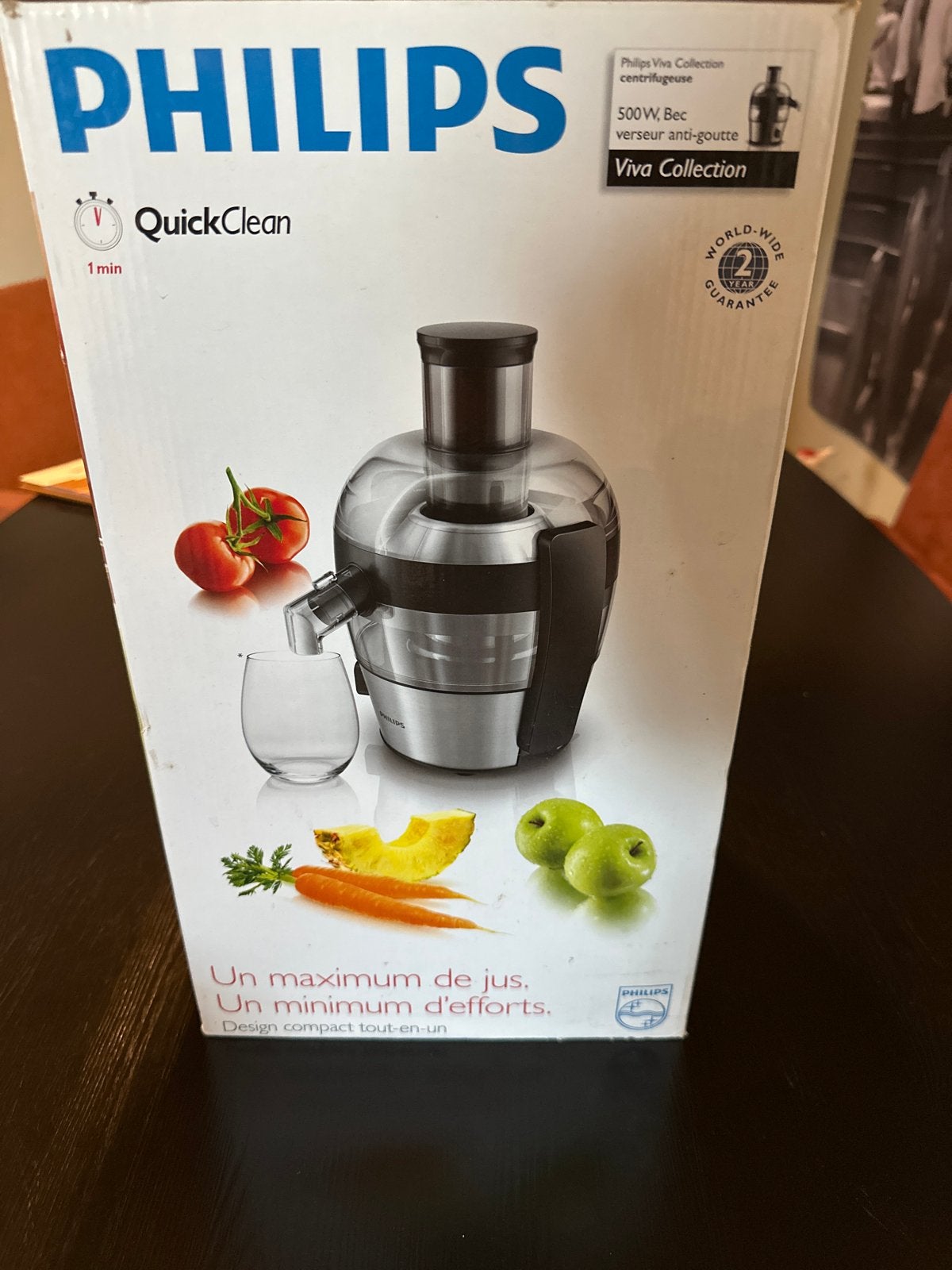 Philips Viva Collection QuickClean sapcentrifuge, Ophalen of Verzenden, Gebruikt