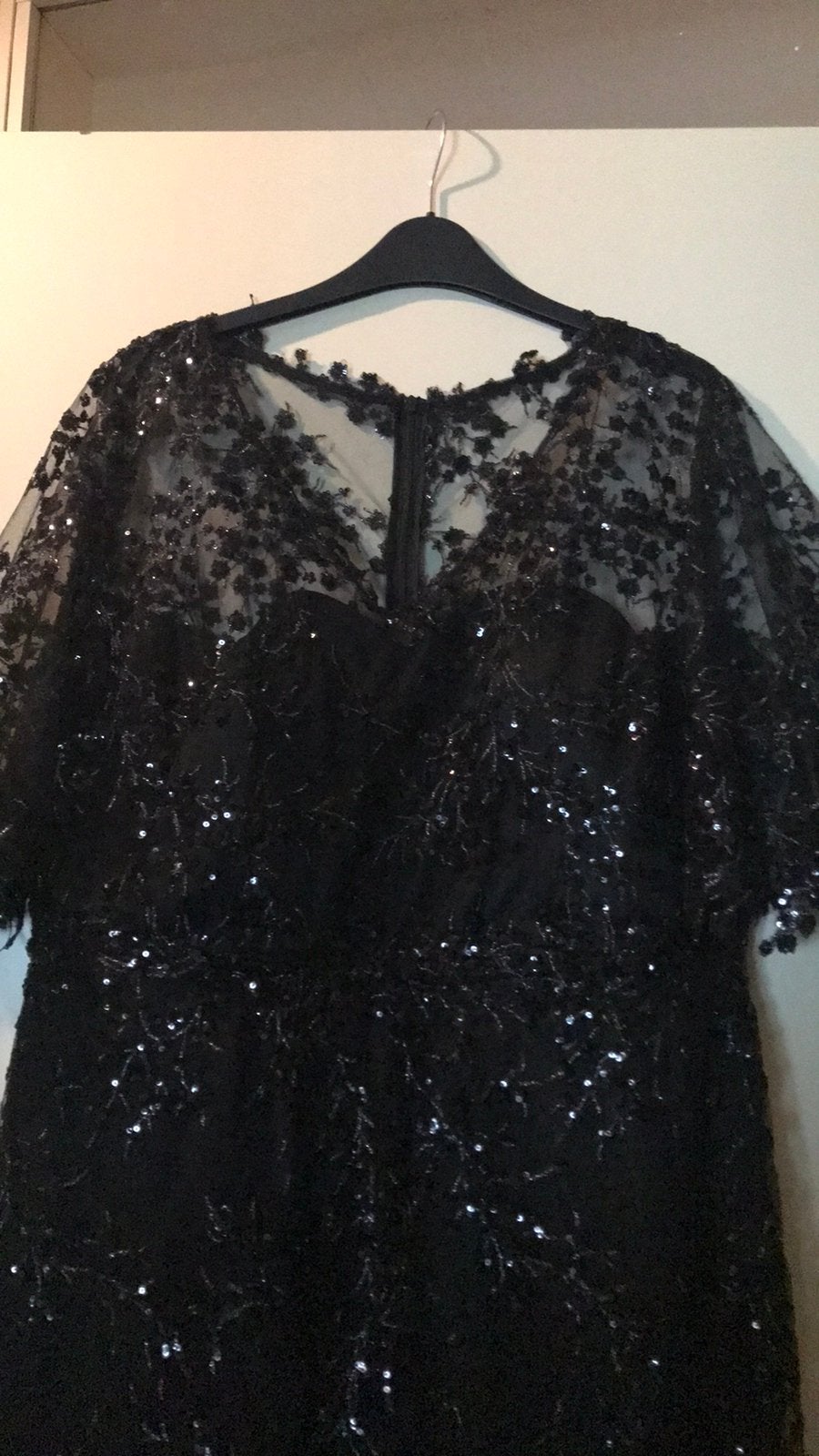 Laatste ‼️ mooie zwarte kanten galajurk te koop nieuw ‼️‼️, Kleding | Dames, Gelegenheidskleding, Galajurk, Zwart, Maat 46/48 (XL) of groter