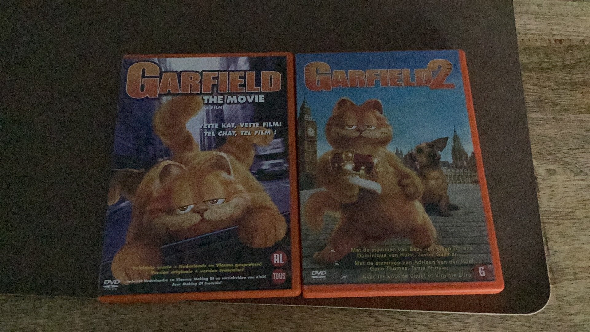 Garfield 1,2 dvd, Ophalen of Verzenden, Zo goed als nieuw