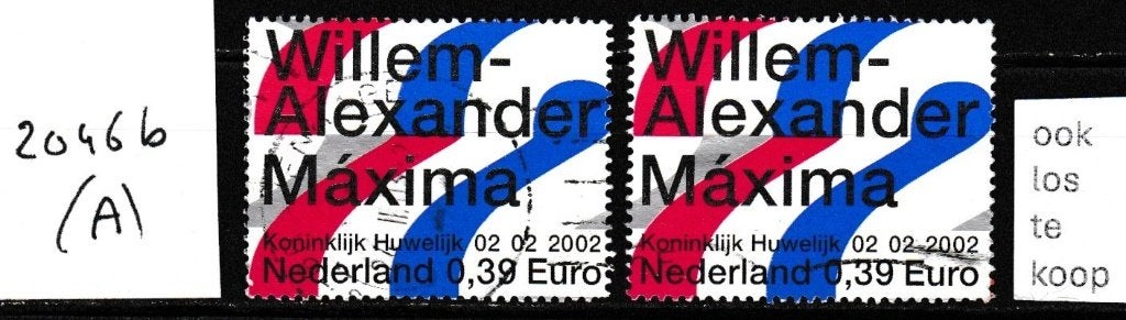 0790) Nederland 2046b Koninklijk Huwelijk 2002, Postzegels en Munten, Postzegels | Nederland, Ophalen of Verzenden