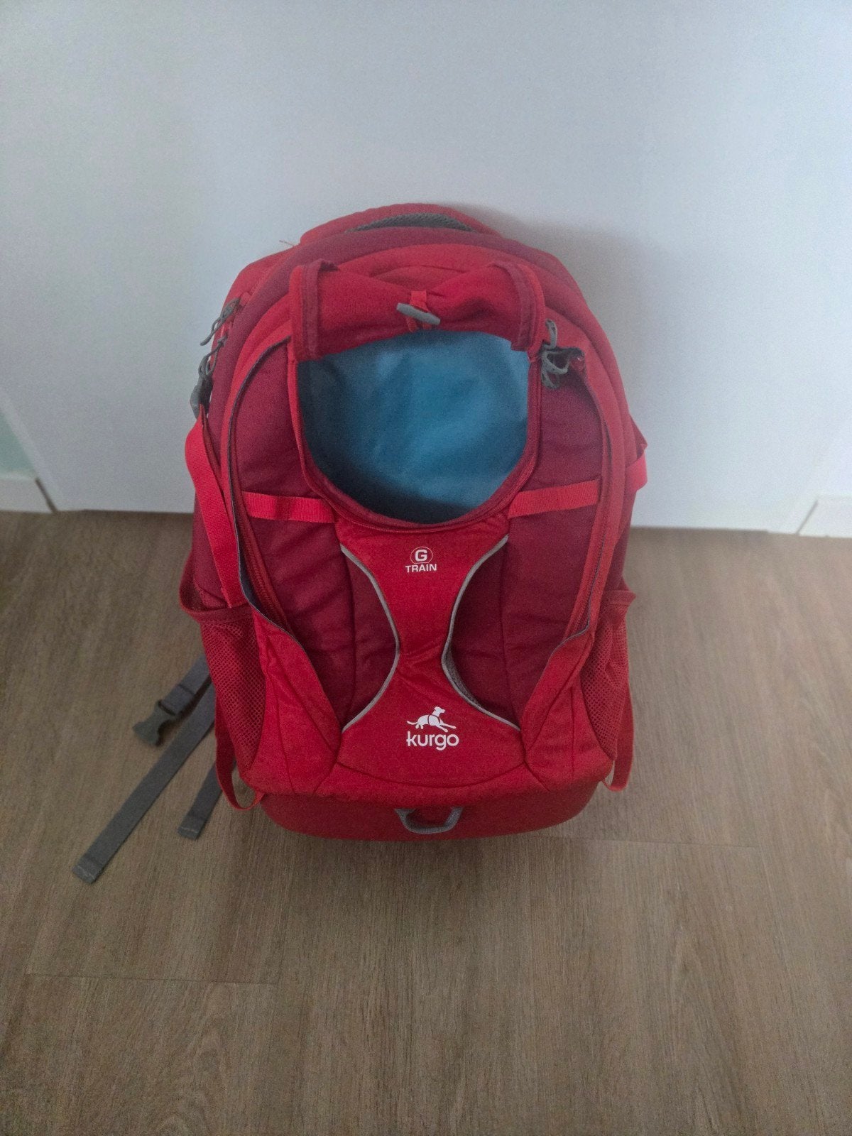 Kurgo G-Train K-9 Rugzak - Hondenrugzak kleur rood, Dieren en Toebehoren, Honden-accessoires, Ophalen, Zo goed als nieuw