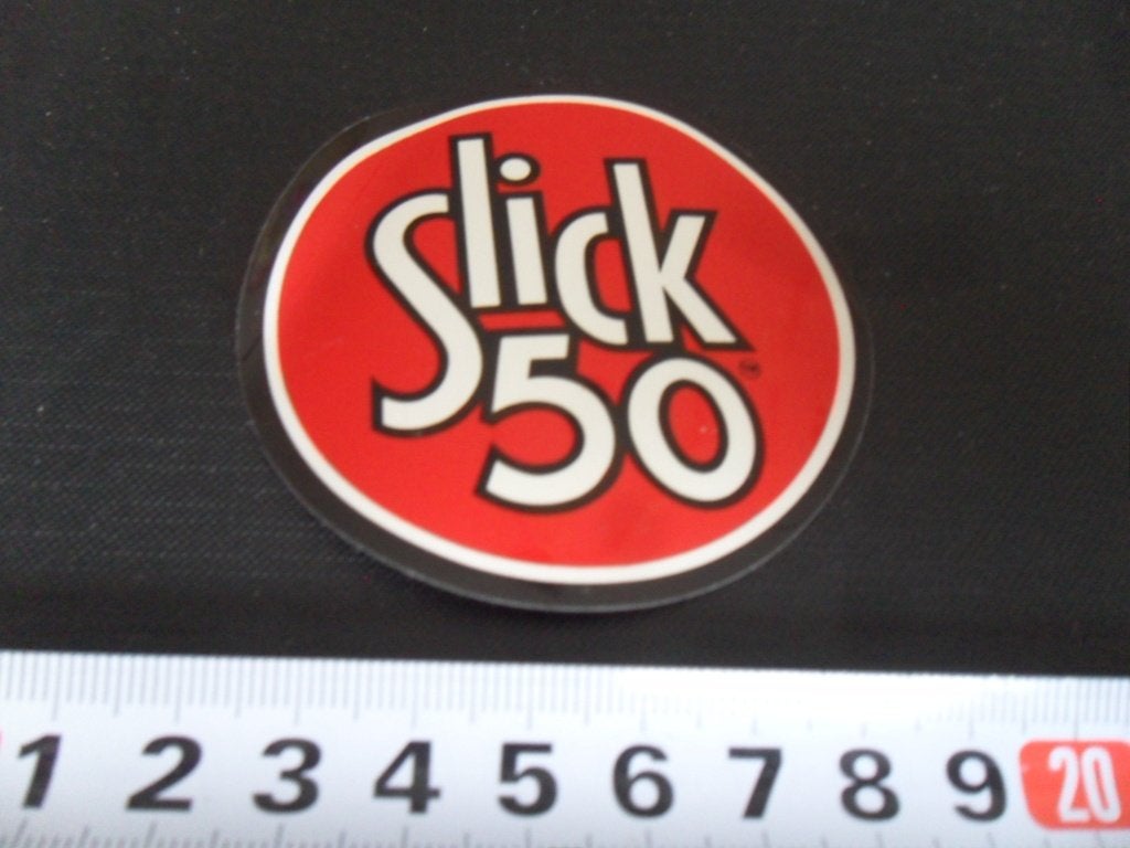 sticker SLICK 50, Ophalen of Verzenden, Zo goed als nieuw