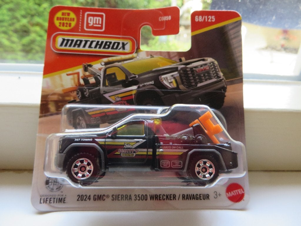 Matchbox GMC Sierra 3500 Wrecker - takelwagen, Ophalen of Verzenden, Nieuw, Auto