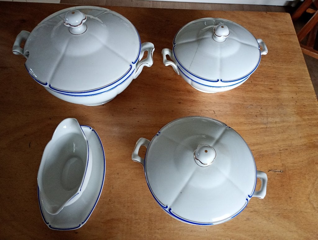 Gratis ophalen diverse onderdelen van een Jäger servies., Ophalen, Gebruikt, Overige stijlen, Schaal of Schalen