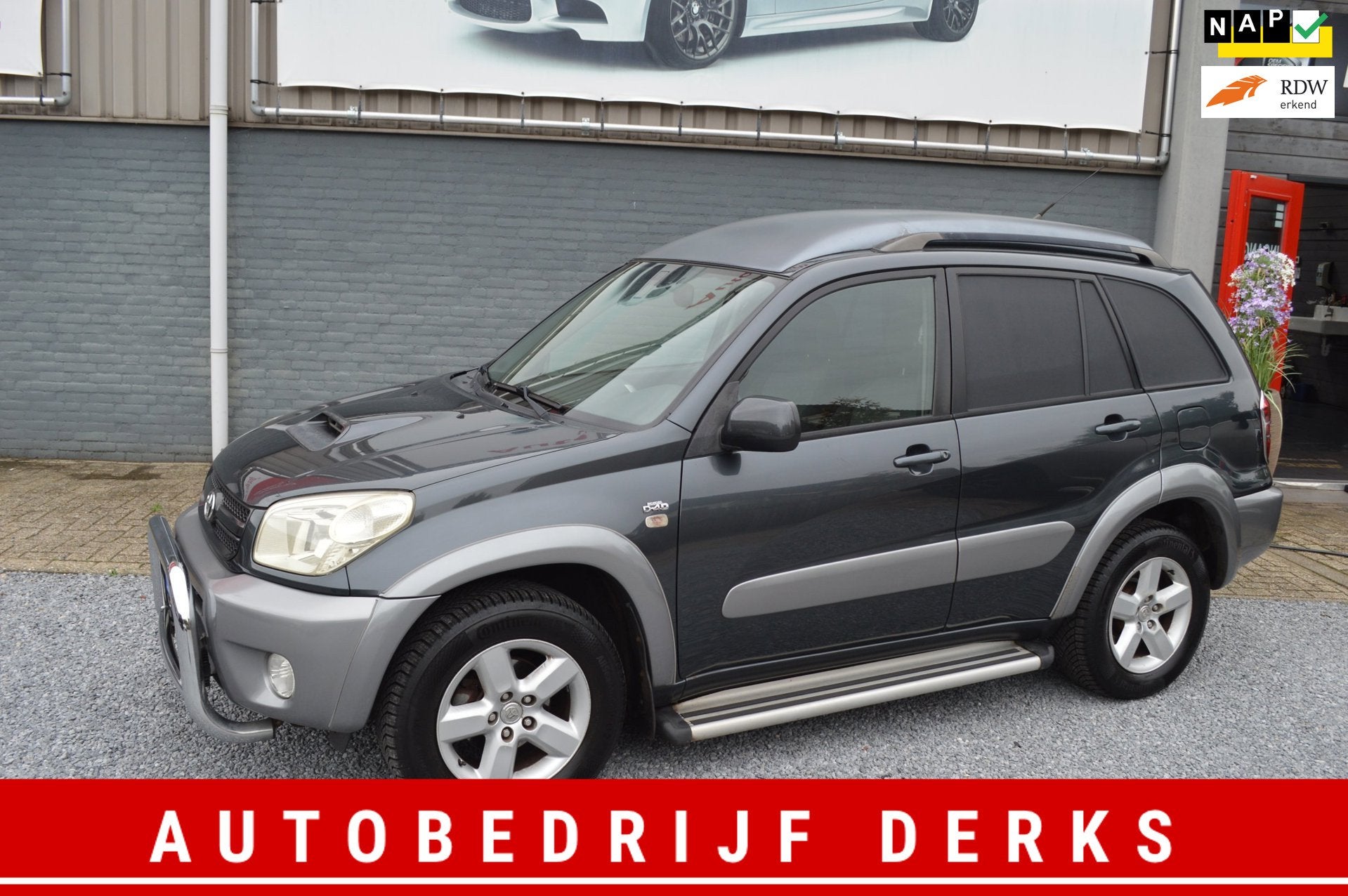 Toyota RAV4 2.0 D-4D Airco | Grijs Kenteken | Trekhaak | 4x4, Stof, 4 cilinders, 116 pk, Origineel Nederlands