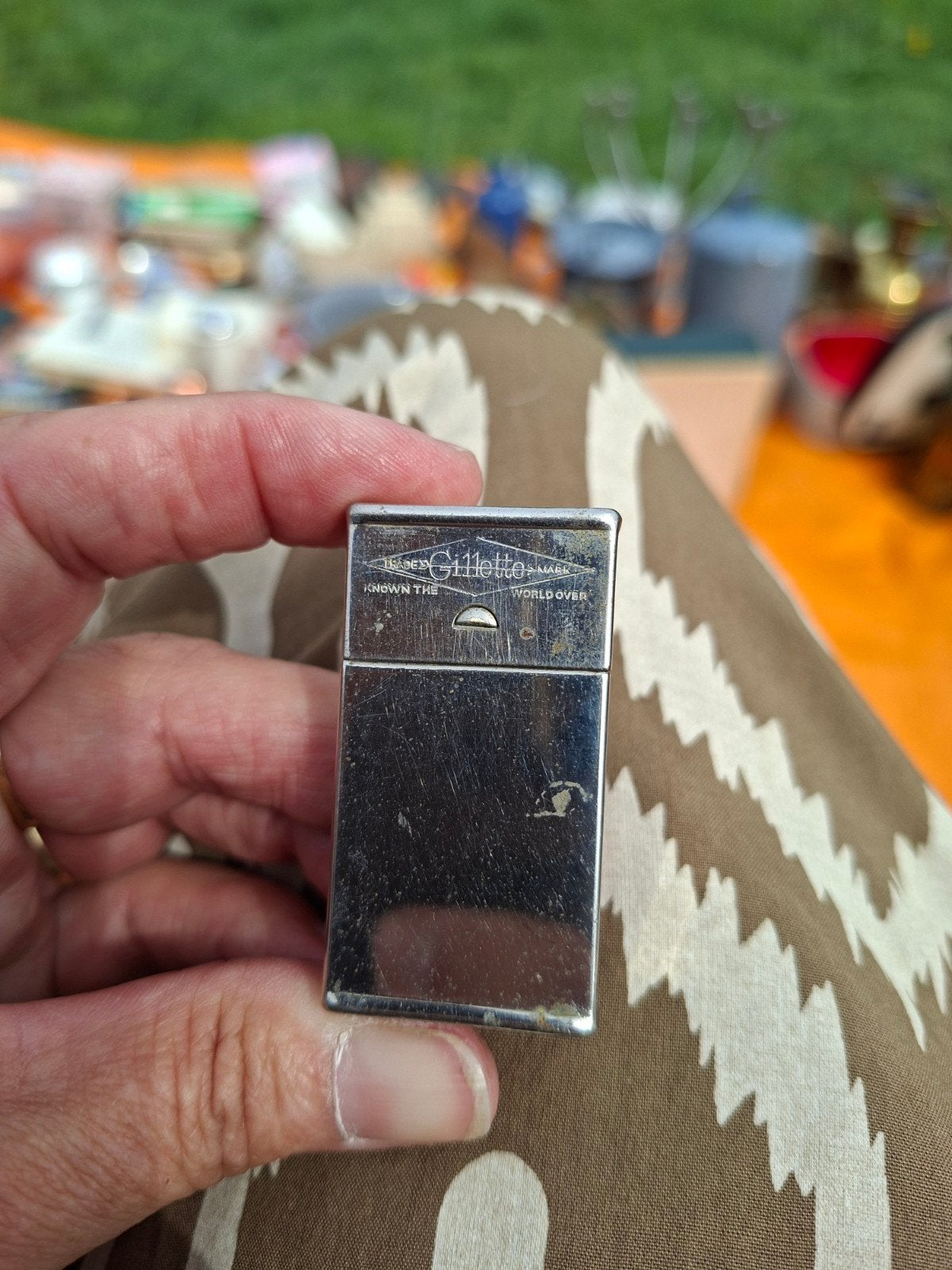 Vintage Gillette scheermesjeshouder, Ophalen of Verzenden, Gebruikt, Overige typen