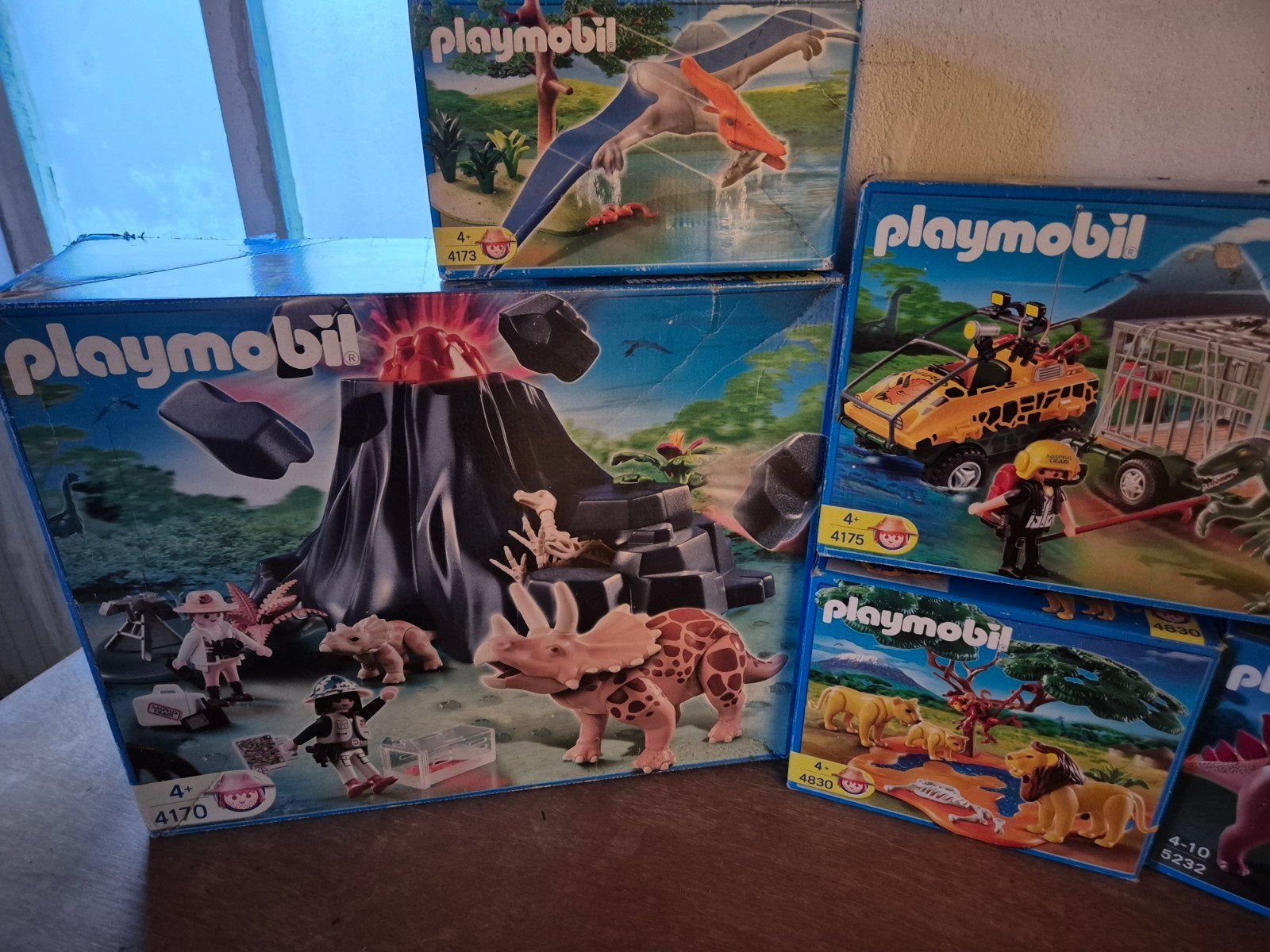 Playmobil dinosaurus sets, Complete set, Overige typen, Ophalen of Verzenden, Zo goed als nieuw