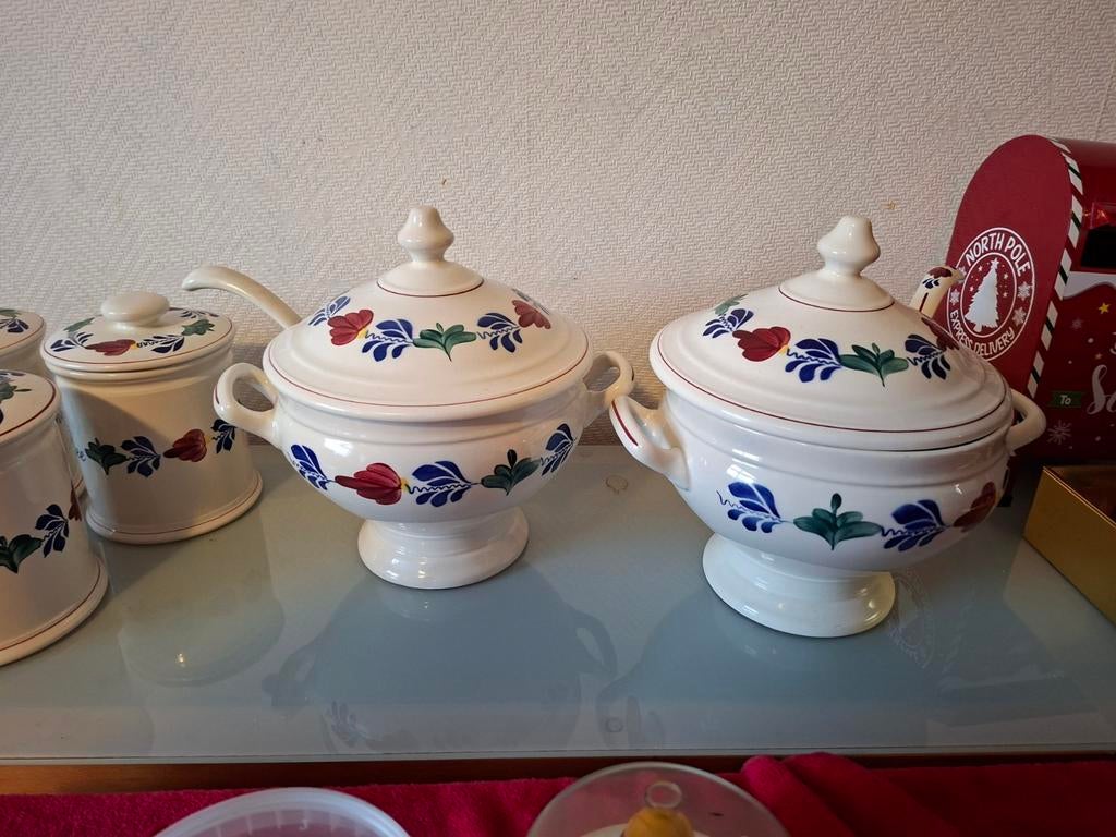 Boerenbont Soepterrine, Huis en Inrichting, Keuken | Servies, Overige typen, Ophalen of Verzenden, Zo goed als nieuw, Aardewerk