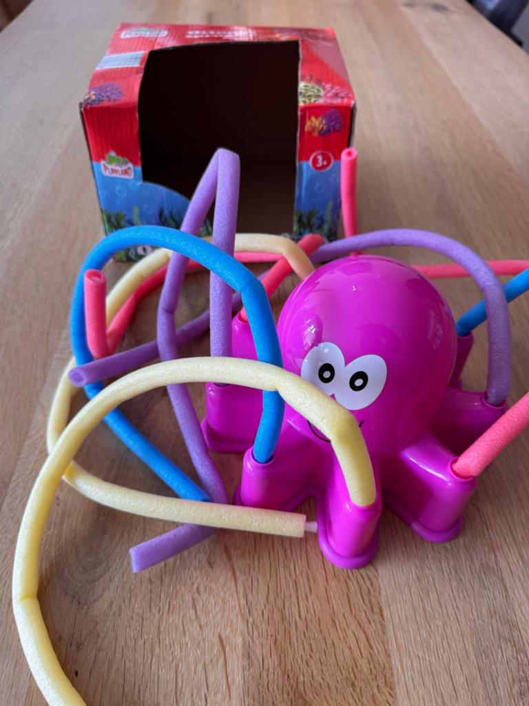 *nieuw* Leuke roze octopus watersproeier voor in de tuin, Ophalen of Verzenden, Nieuw