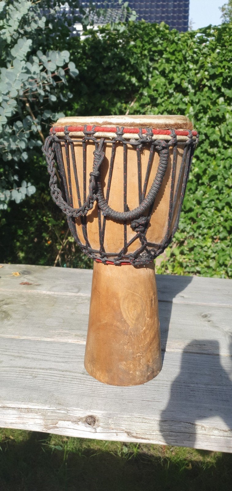 Mooie djembé uit Guinee, Muziek en Instrumenten, Ophalen, Trommel