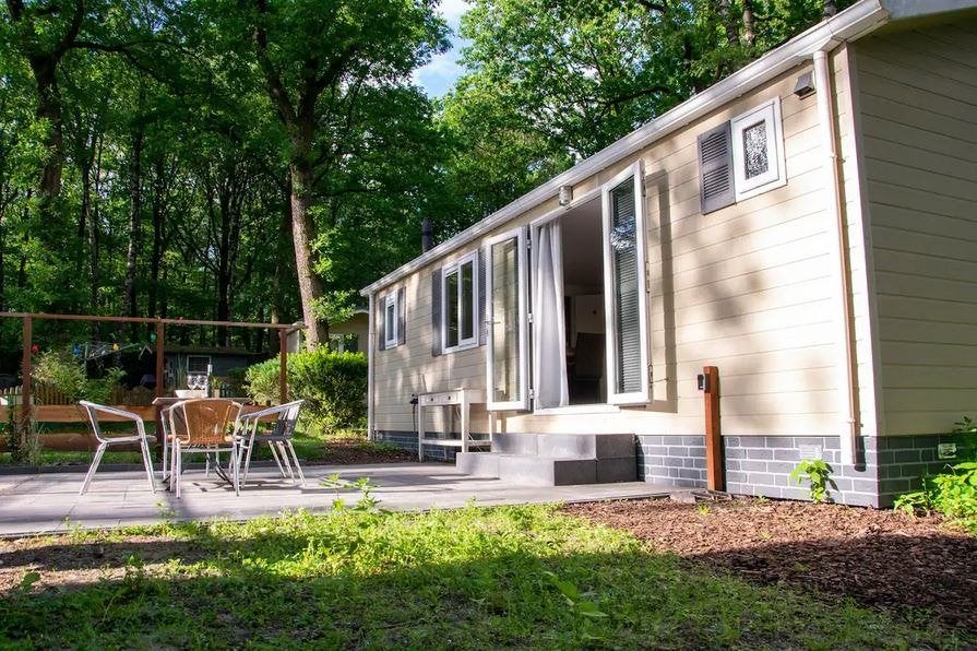 Ruim chalet op recreatiepark 't Veluwshof | Verhuur mogelijk, Tot en met 6