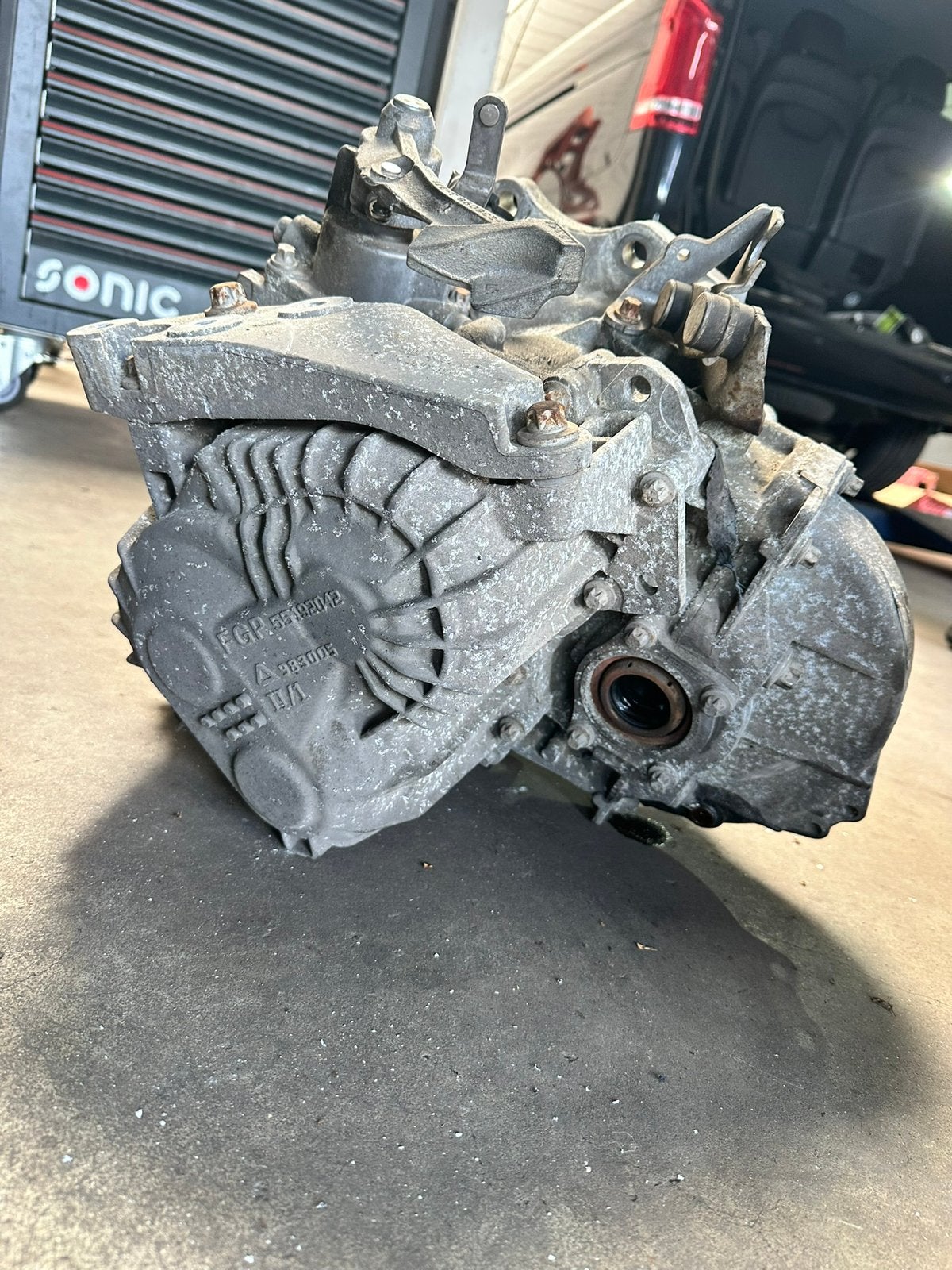 M32 OPC Zafira B / Astra H Z20LEH versnellingsbak Vliegwiel, Ophalen, Gebruikt, Opel