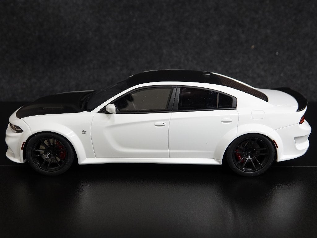 GT-Spirit 1:18 Dodge Charger SRT Hellcat Redeye wit, Overige merken, Auto, GT-Spirit, Onbekend