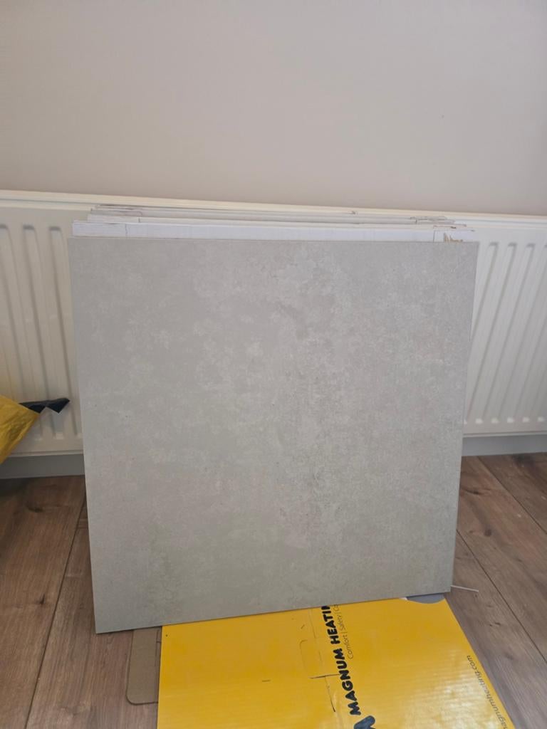 Florim Match Up Vloer/Wandtegel 60x60cm Sugar Mat (7 stuks), Ophalen, 60 cm of meer, Nieuw, Minder dan 5 m²