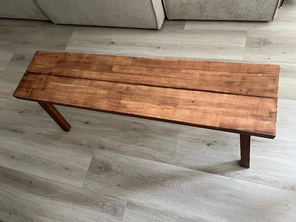 IKEA Skogsta Wooden Bench, dark tint, 120 cm, Ophalen, Hout