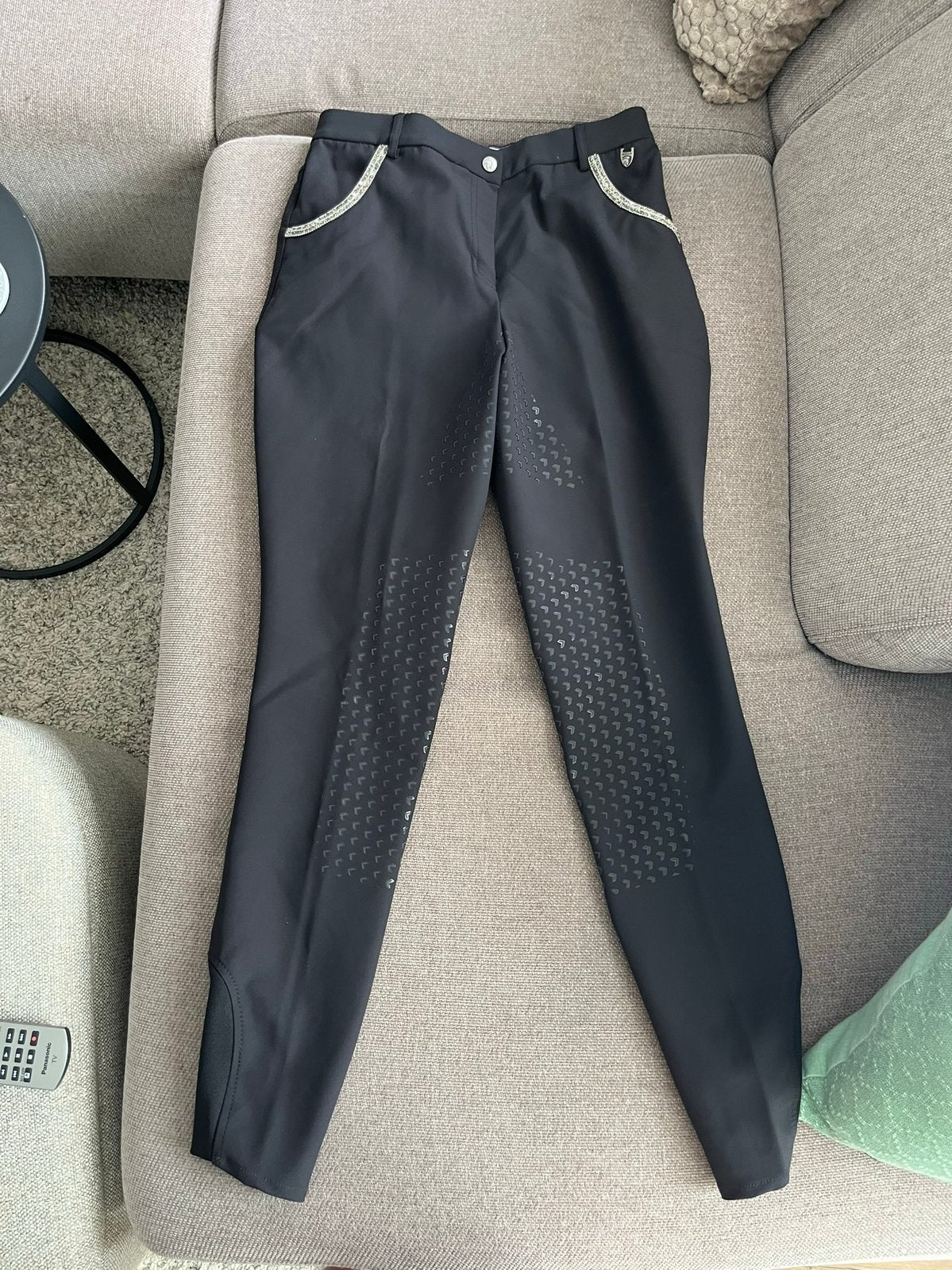 NIEUW Horka rijbroek zwart maat 40 en 42, Dieren en Toebehoren, Paardrijkleding, Sneldrogend, L, Nieuw, Zwart