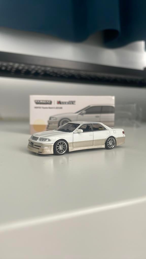 1:64 Toyota Mark II JZX100 Modelauto, Verzenden, Zo goed als nieuw, Auto
